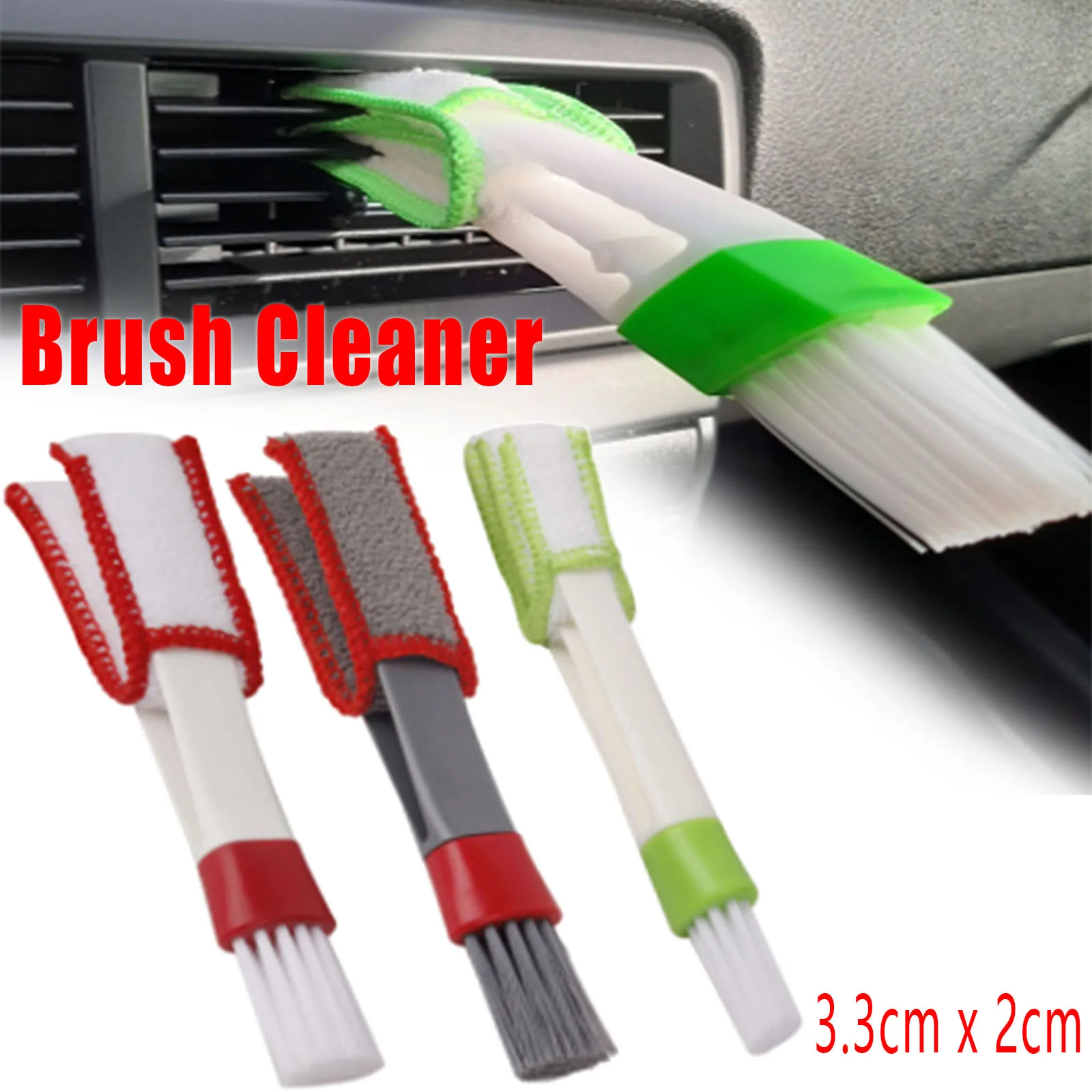 CarAirConditionerVentBrushMicrofibreCarGrilleCleanerAuto