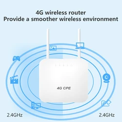 HUASIFEI – routeur WIFI 4G cpe débloqué, 300Mbps, point d'accès domestique, RJ45, WAN, Modem, prise en charge de la carte SIM 