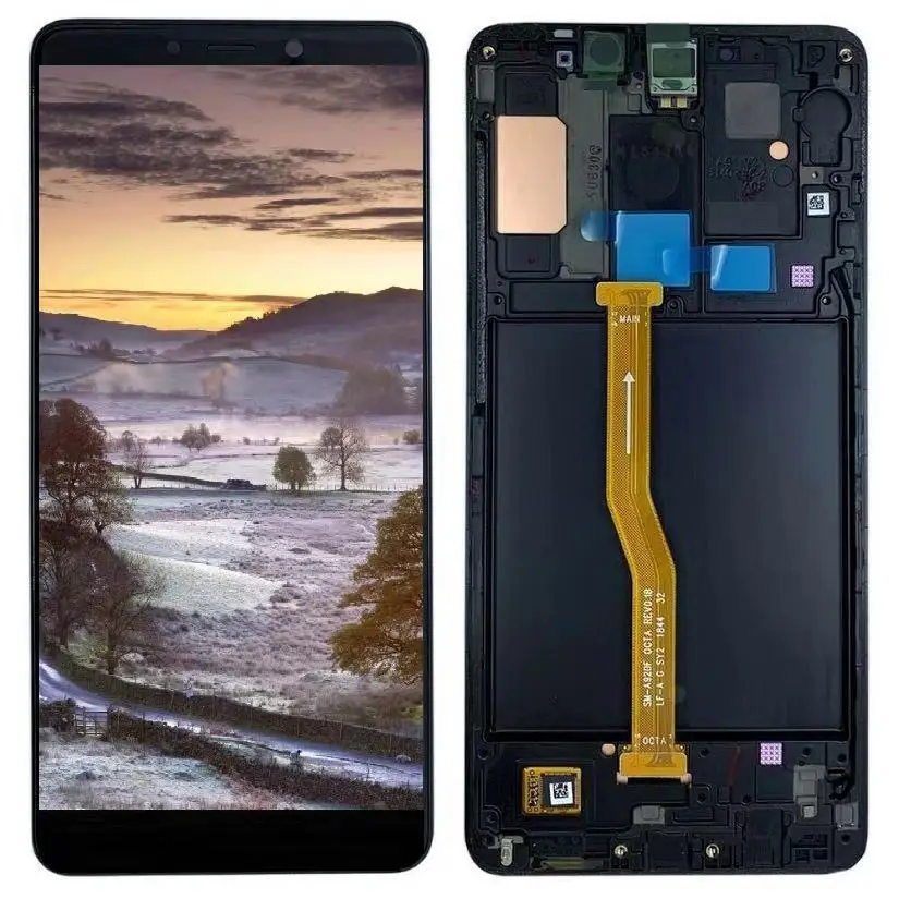 

For Samsung Galaxy A9 2018 A9s A9 Star Pro SM-A920F / DS LCD Touch Screen Digitizer with Frame For Samsung A920 LCD
