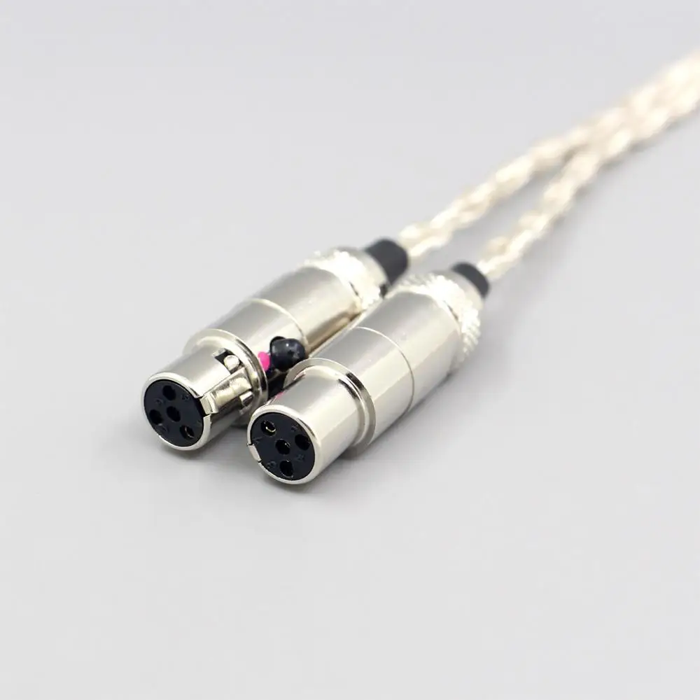 LN007053 16 Core OCC Silver Plated Headphone Earphone Cable For Audeze LCD 3 LCD 2 LCD X LCD XC LCD 4z LCD MX4 LCD GX