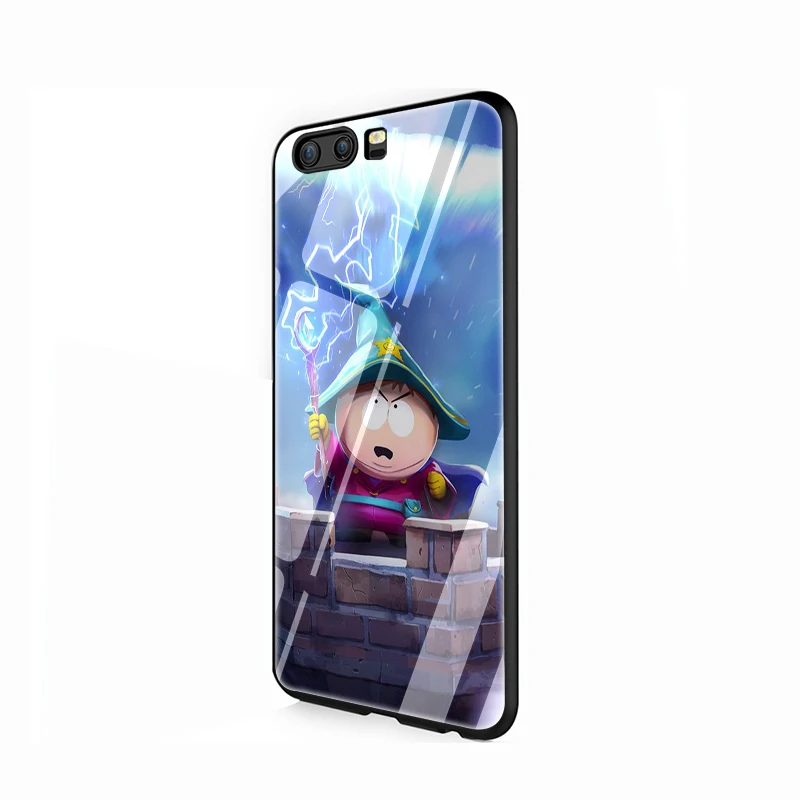 EWAU аниме Southpark чехол из закаленного стекла для телефона для huawei P10 P20 P30 Lite Pro P Smart - Цвет: G7