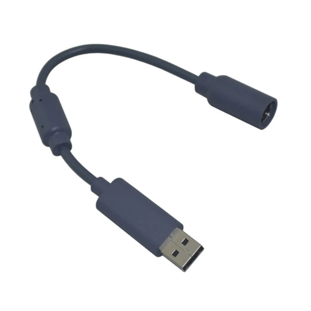 Проводной геймпад прочный отрывной Профессиональный адаптер конвертер игровой контроллер стабильный джойстик USB кабель 360 - Цвет: Серый