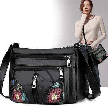 

Fashion Women's Simple Style Large Capacity Leather Shoulder Bag Travel Bag Women Crossbody Bags Leather Shoulder Bag#G20