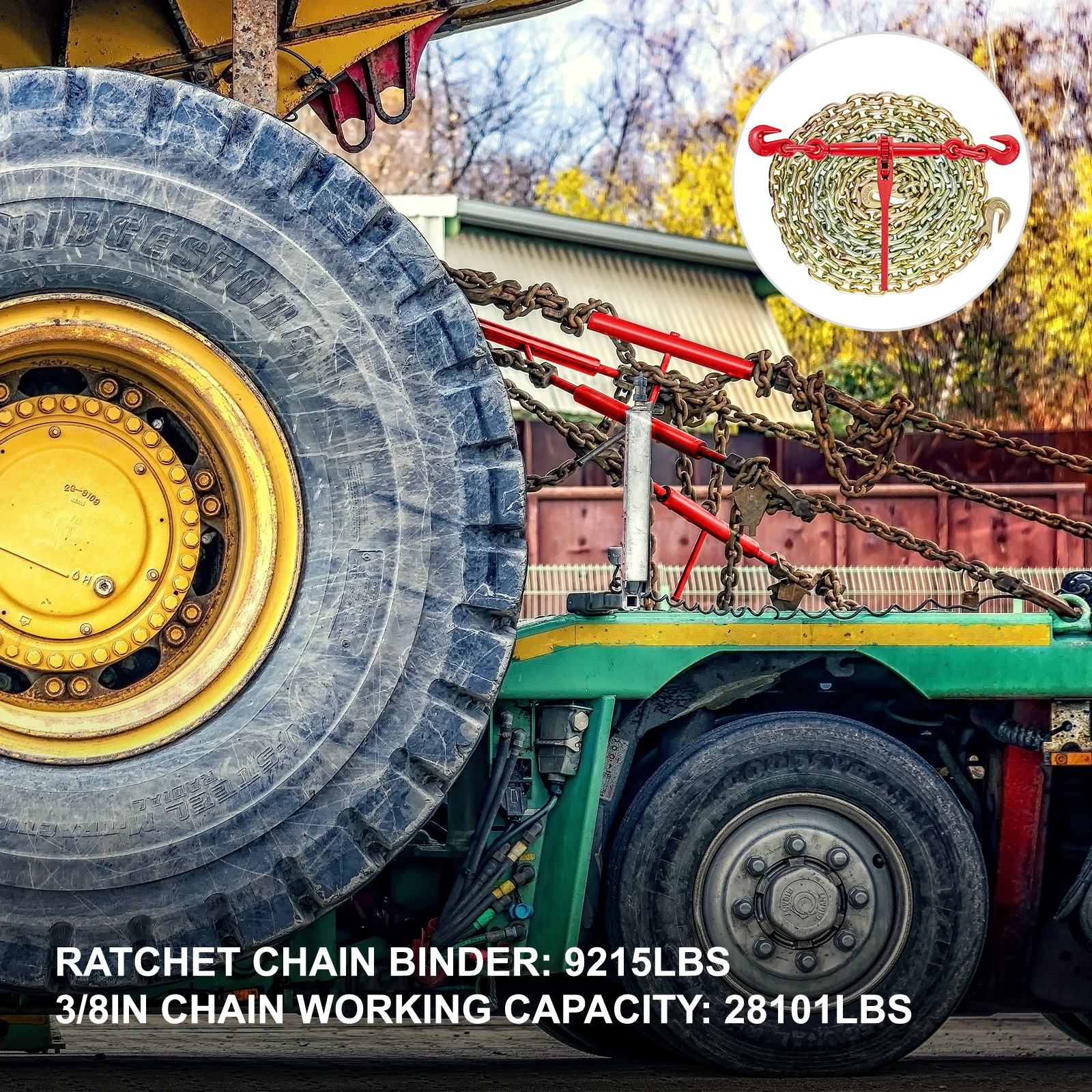 Heavy Duty Steel Chain Binder Kit for Industrial Use