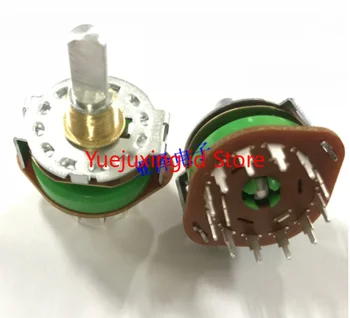 

2 PCs Srrm1c5400 Rotary Band Switch 1 Knife 12 Gear 360 Degrees Shaft Length 20mm