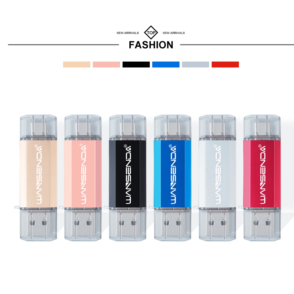 WANSENDA OTG USB флеш накопитель Высокоскоростной Usb 3 0 Pendrive 32 Гб 64 128 ГБ 256 512 флэш диск для