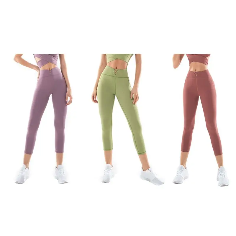 Yoga Pants Women High Waist Quick Drying Breathable Butt Lifting Leggings Tight Trousers Sportswear Fitness Sports Apparel Cloth