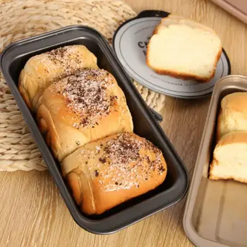 

Non-Stick Carbon Steel Cake Mold Loaf Pan Toast Fondant Biscuit Baking Tools Diy Cake Maker Baking Tools Kitchen Accessories