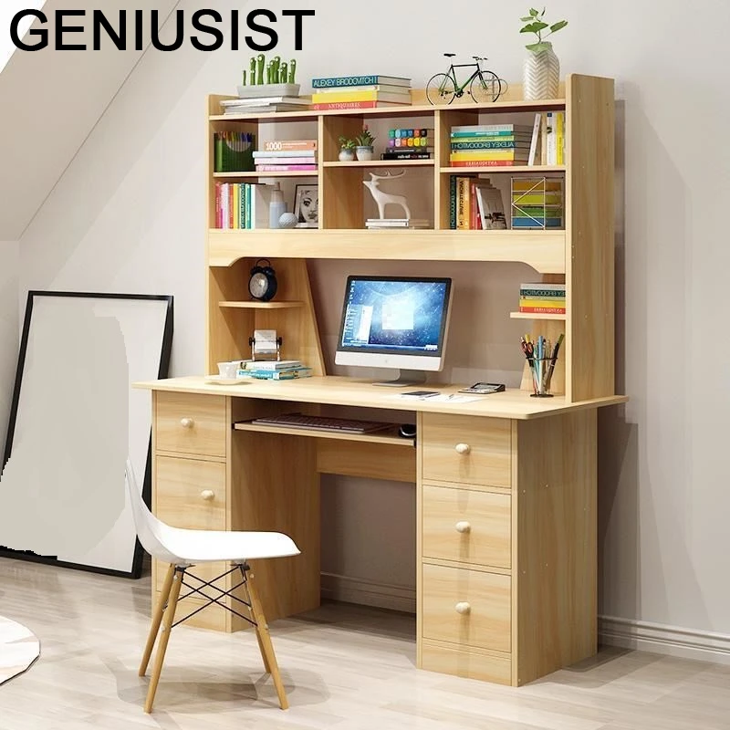 

Lap Notebook Escritorio Office Scrivania Ufficio Small Bed Tray Biurko Computer Mesa Laptop Stand Desk Table With Bookshelf