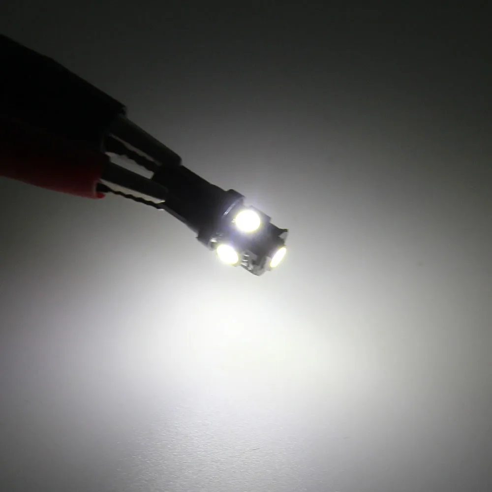 Kongyide автомобильный светильник 1 шт 5 SMD T10 0,5 Вт высокой мощности Яркость автомобильной лампы Светодиодные Автомобильные readiing светильник Интерьер вафли 5 сторона 3 чипа 5050