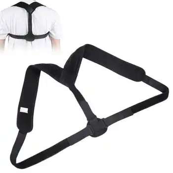 

Adult Posture Corrector Brace Back Spine Support Correction Belt Black Average Size For Women And Men