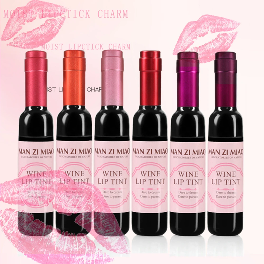 

Waterproof Matte Liquid Lipstick Tint Matte Lip Gloss Cosmetic Long Lasting Nude lipgloss Dyeing Liquid Blusher Multifunction