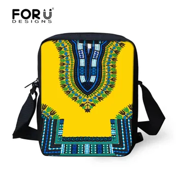 

Red/Yellow African Traditional Prints Dashiki Women Small Messenger Bag Student Bookbag Crossbody Bag Ladies Shoulder Bags