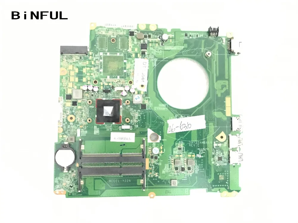 BiNFUL,, товар. DAY22AMB6E0 материнская плата для hp 17-P/17Z-P, ноутбук MAINBOARD.809987-601/809987-001/809987-001