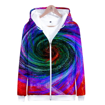 

Tie-dye 3D Hoodies Print Men/women Colorful Pullover 3D Zipper Hoodies Fashion Harajuku Sweatshirt Men's Oversized Zipper Hooded