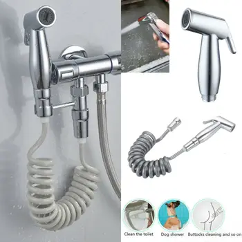 

New Fashion Toilet Bidet Sprayer Stainless Steel Hand Held Shattaf Bathroom Shower Head