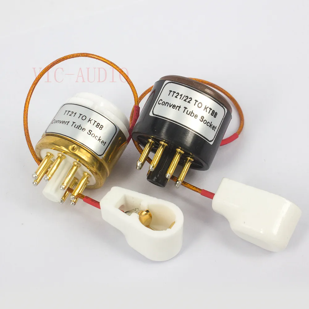 

1Piece TT21 T22 TO KT88 Tube 8Pins TO 8Pins DIY Audio Vacuum Tube Adapter Socket Converter Amplifier DIY
