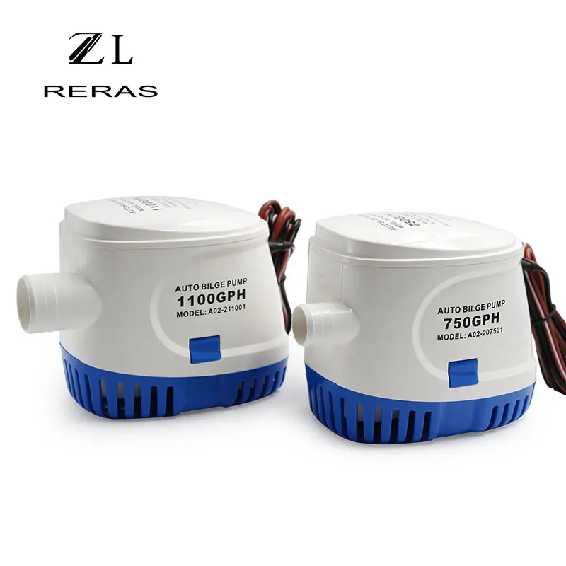 12 В/24 В DC погружной насос Автоматический Трюмный насос Круизный корабль дренажный насос морской водяной насос плавающий шар большой поток дренажа