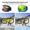 COPOZZ Magnetic Ski Goggles with 2s Quick-Change Lens and Case Set UV400 Protection Anti-Fog Snowboard Ski Glasses for Men Women 4