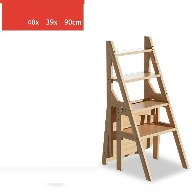 Кухонная лестница Marches Dobravel складной Плетеный Tangga Lipat Escalera Madera стремянка стул Escabeau Escaleta ступенчатый стул - Цвет: Number 5
