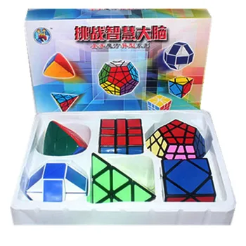 

ShengShou Skew SQ1 Pyramid Megaminx Rice Dumpling Magic ruler Set Gift Box Magic Cube Ultra-Smooth Speed Puzzle Cube Toys Gift