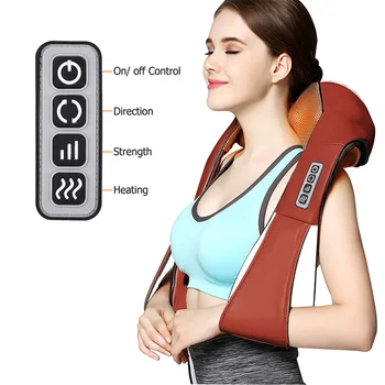 

Multifunction Infrared Body Health Care Equipment Car Home Kneading Neck Shoulder Cellulite Massager
