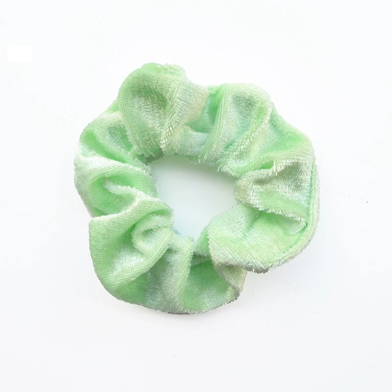 Женское однотонное бархатное резинка для волос резинки головные уборы для девочки Женская прическа крепление - Цвет: Light Green