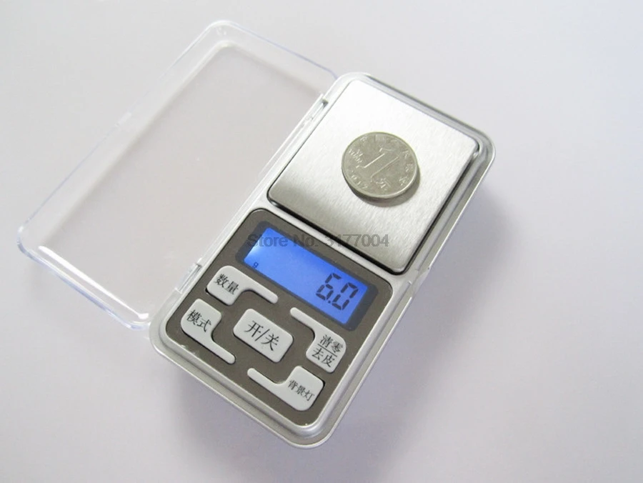 DHL 50pcs High Precision Jewelry Scales 100g/200g/500g Digital Pocket Electronic Scales