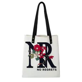 

Customized Women Shoulder Bag Soft PU Leather Handle Bags Ladies Tassel Tote Handbag Women's Handbag European Pattern Print