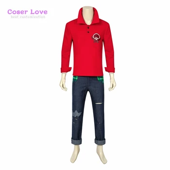 

Pokemon Sword and Shield Male Trainer Victor Cosplay Costume Halloween party performance Costume