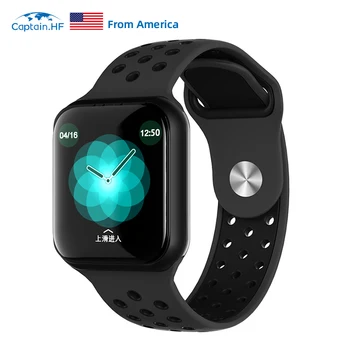 

Captain HF Smart Watch Full Touch Screen Smart Bracelet Multi-Sport Modes Heart Rate Blood Pressure Sleep Monitoring iOS/Android