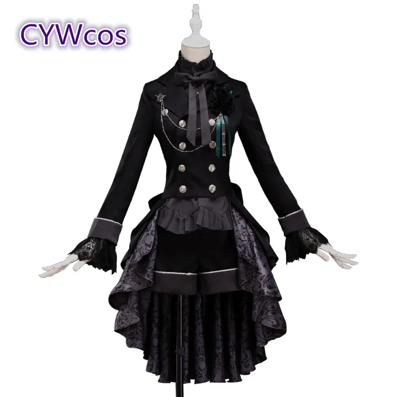 

In stock! Sale!! Black Butler Ciel Phantomhive Anime Cosplay Costume Black Rose Dress Halloween Costumes Women Dress
