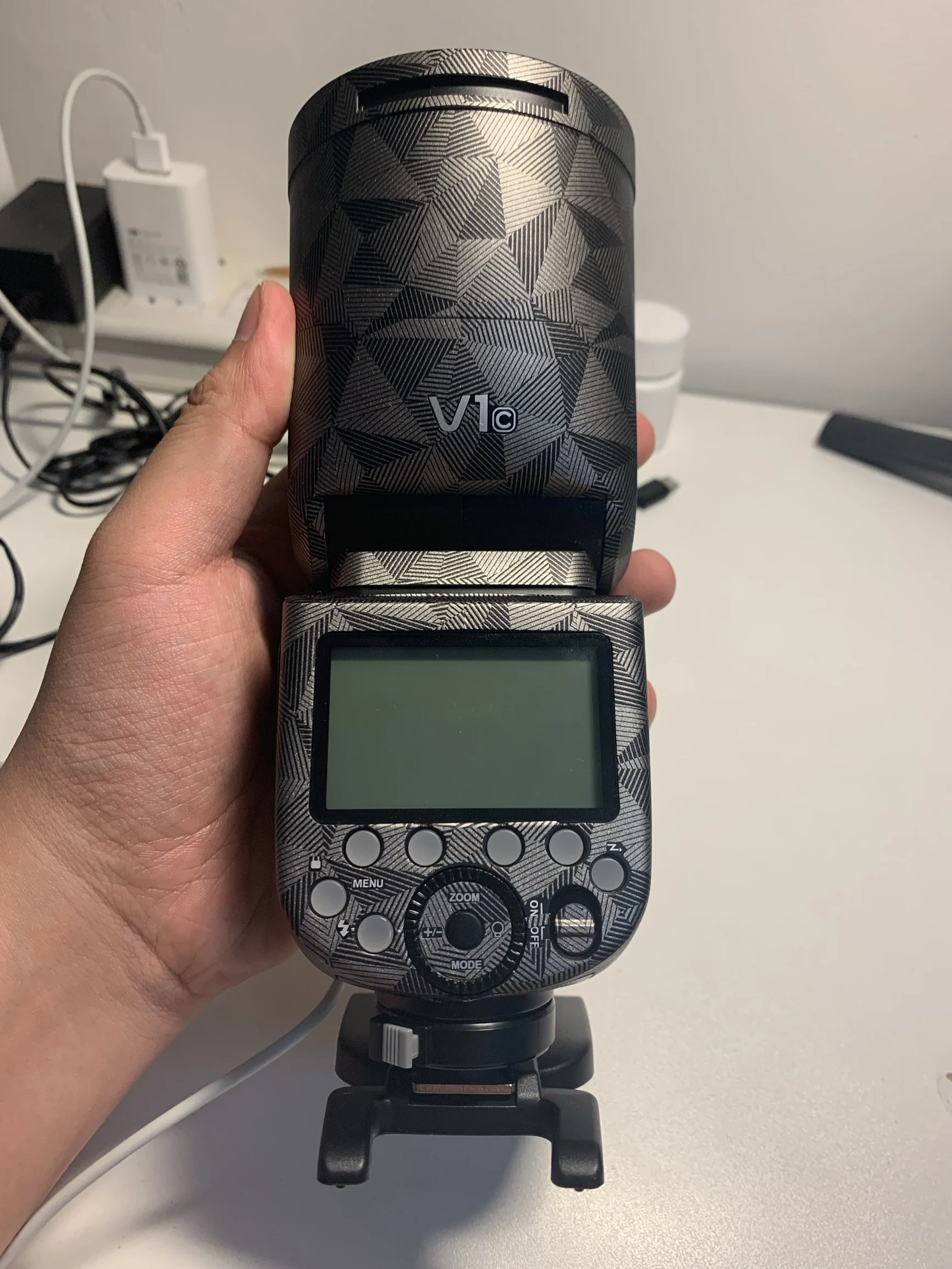 Godox speedlite v1v1f v1s anti-risco premium decalque