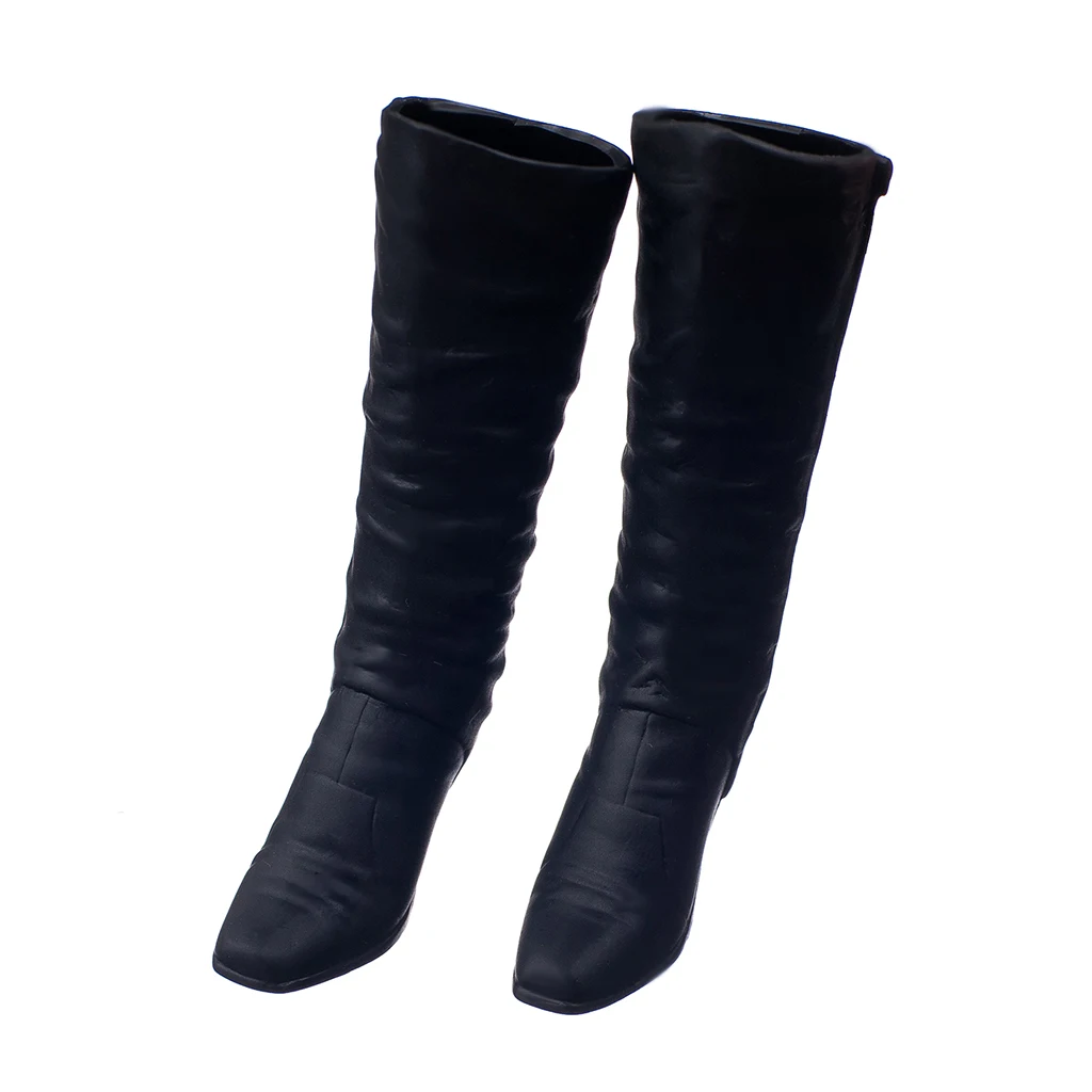 Details about   MagiDeal 2pair 1/6 Over Knee High Heel Boots Shoes for 12'' Action Figures 