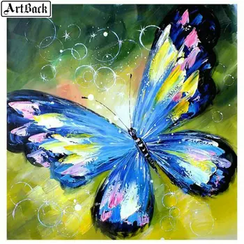 

5d full square diamond painting painted butterfly 40x40cm sticker diamond mosaic kit diamond embroidery set crafts