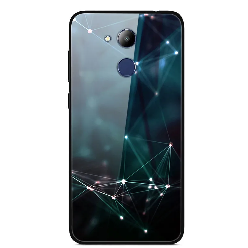 Для huawei Honor 6C Pro Чехол 5,2 ''силиконовый бампер стекло жесткая задняя крышка для huawei Honor6C Pro Coque 6CPro 6 c pro Чехол для телефона s