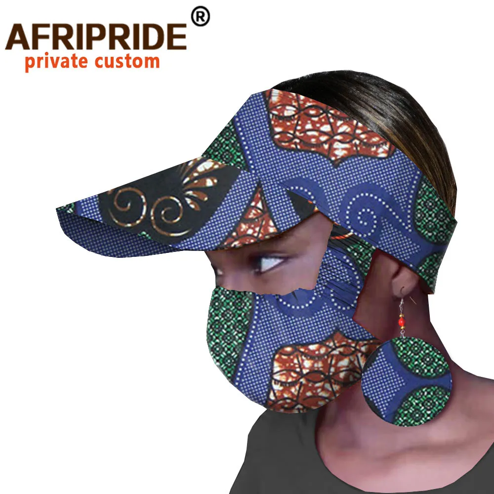 African Ankara Print Sun Hats for Women 