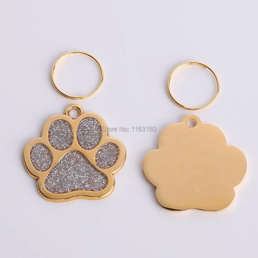 500 Pcs/lot Wholesale Pet Dog Id Tag Collar Personalized Engraving Dog
