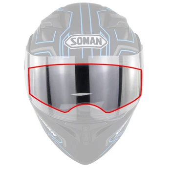 

Clear Anti-fog patch Helmets Anti-fog Lens visor stickerMotorcycle Full Face Marushin Helmet Generic for K3 K4 AX8 HJC