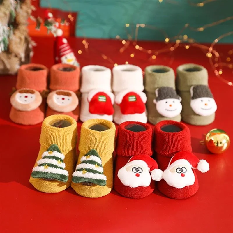 Calcetines Navideños Antideslizantes Para Recién Nacidos Pas Calcetines Navideños Antideslizantes Para Recién Nacidos Pas