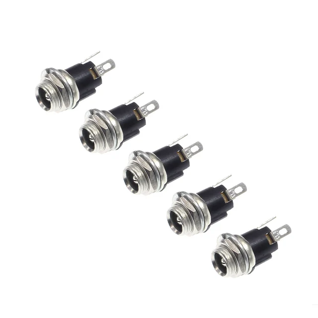 DC 5.5x2.1 Power Wire Connector Conjunto Feminino Plug Cable Waterproof Jack Tomada Electrico 5.5x2.5 Interface Socket Conector 6. As photo