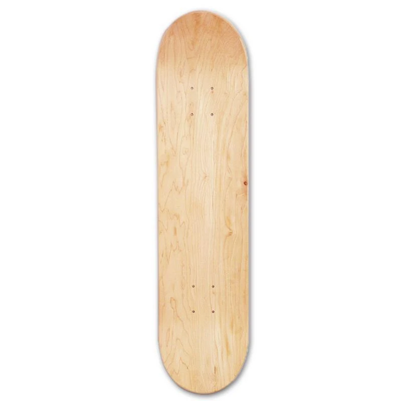 Maple Blank Double Concave Skateboards Natural Skate Deck Board 8inch 8-Layer 