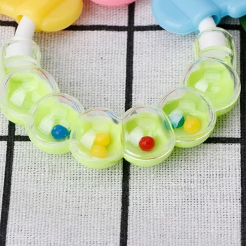 

Baby Kid Toddler Teether Molar Rod Chew Toy Silicone Handbell Jingle Design 634F