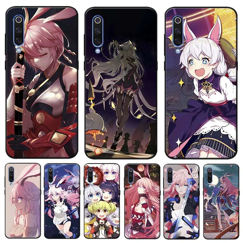 Honkai impact 3rd Cover for xiaomi mi 10 pro 9 9t se 8 pocophone f1 a3 mix 3 Soft Silicone Phone Case |