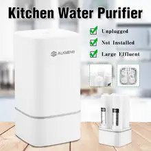 Filtro purificador de agua de 4 etapas, sistema de filtración de agua potable, ósmosis inversa, para cocina o hogar