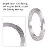 5x1mm Flat Silver Aluminum Wire for Jewelry Making DIY; about 2m/roll,5Rolls/lot ► Photo 3/6