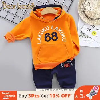 

Bear Leader Kids Boys Clothing Sets 2020 New Autumn Fashion Letter Print Tracksuits Baby Clothes Children Hooded 2Pcs Suits 1 5Y