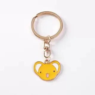 Разнообразие Cardcaptor Сакура ключ крышка голова птицы ключ крышка стержень звезда стержень защитный чехол Брелок в настоящее время доступен оптом