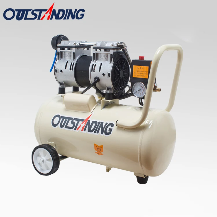 750W-30L Silent air compressor pump oil-free small woodworking paint portable | Обустройство дома