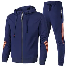 sports suit men's autumn and winter new youth running casual sportswear suit men's jacket clothes